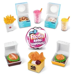 Original Miniature Toy Zuru Mini Brands Toys 5 Surprise Mini Brands Toy Miniature Toys Mystery Blind Box Foodie Kitchen Ball