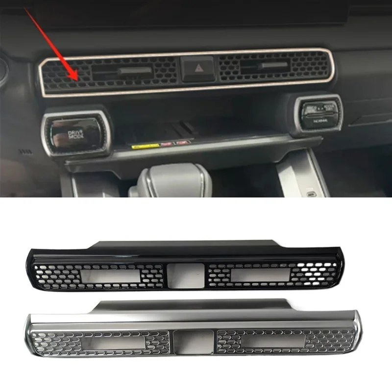 1PC ABS plastic material For 2026 Toyota RAV4 RAV 4 MK6 Central Control Air Conditioning Outlet Decoration Cover