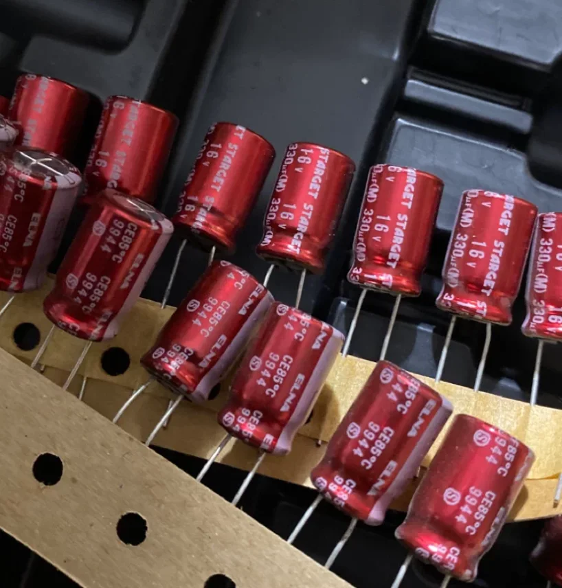 20pcs/lot Original Japanese ELNA ROD-STARGET Series 16V 330UF 10X16mm Audio Aluminum Electrolytic Capacitors Free Shipping