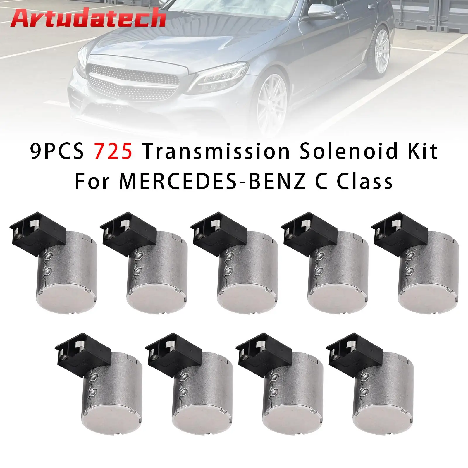 

Artudatech 9PCS 725 Transmission Solenoid Kit For MERCEDES-BENZ C Class Car Accessories
