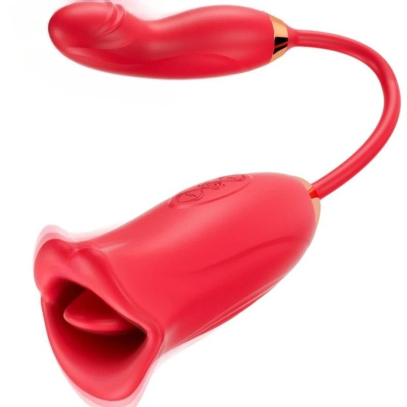 Retractable Body Comfort Device Suction & Licking Mode Portable Intimate Care Massager For Ladies