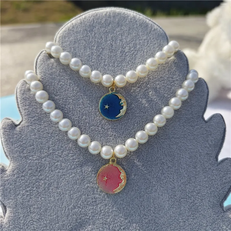 قلادة الأميرة لؤلؤ الحيوانات الأليفة ، طوق الكلب ، مجوهرات القط ، اكسسوارات الجرو ، سلسلة الكلب ، شيواهوا ، الاشياء الزفاف #2