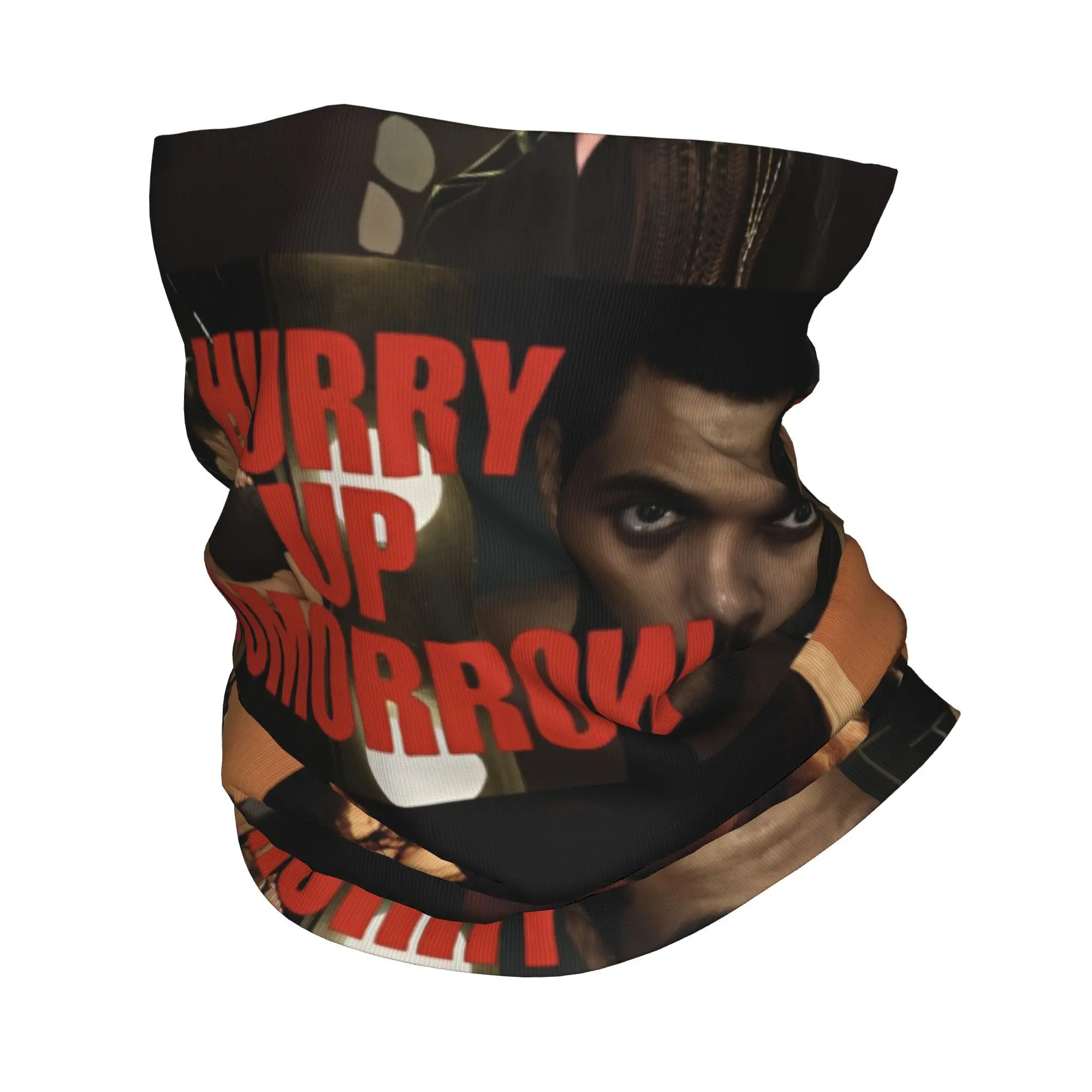 The Weeknds Bandana Neck Cover Printed Hurry up Tomorrow New Album Wrap Scarf Warm Face Mask Outdoor Sports Adult Windproof