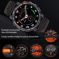 Nouvelle montre connectée T-Rex3 Pro 2026 avec batterie 1100 mAh, GPS, suivi d'activités sportives, étanchéité 5 ATM, boussole, pour activités de plein air et militaires 6