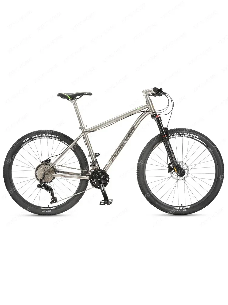 Mountain Bike Men's Adult Titanium Alloy Frame Super Lightweight Variable Speed Vehicle