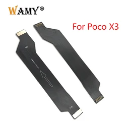 WAMY New Mainboard Charging Flex Cable Connect Motherboard for Xiaomi POCO X3 / X3 Pro / X3 NFC