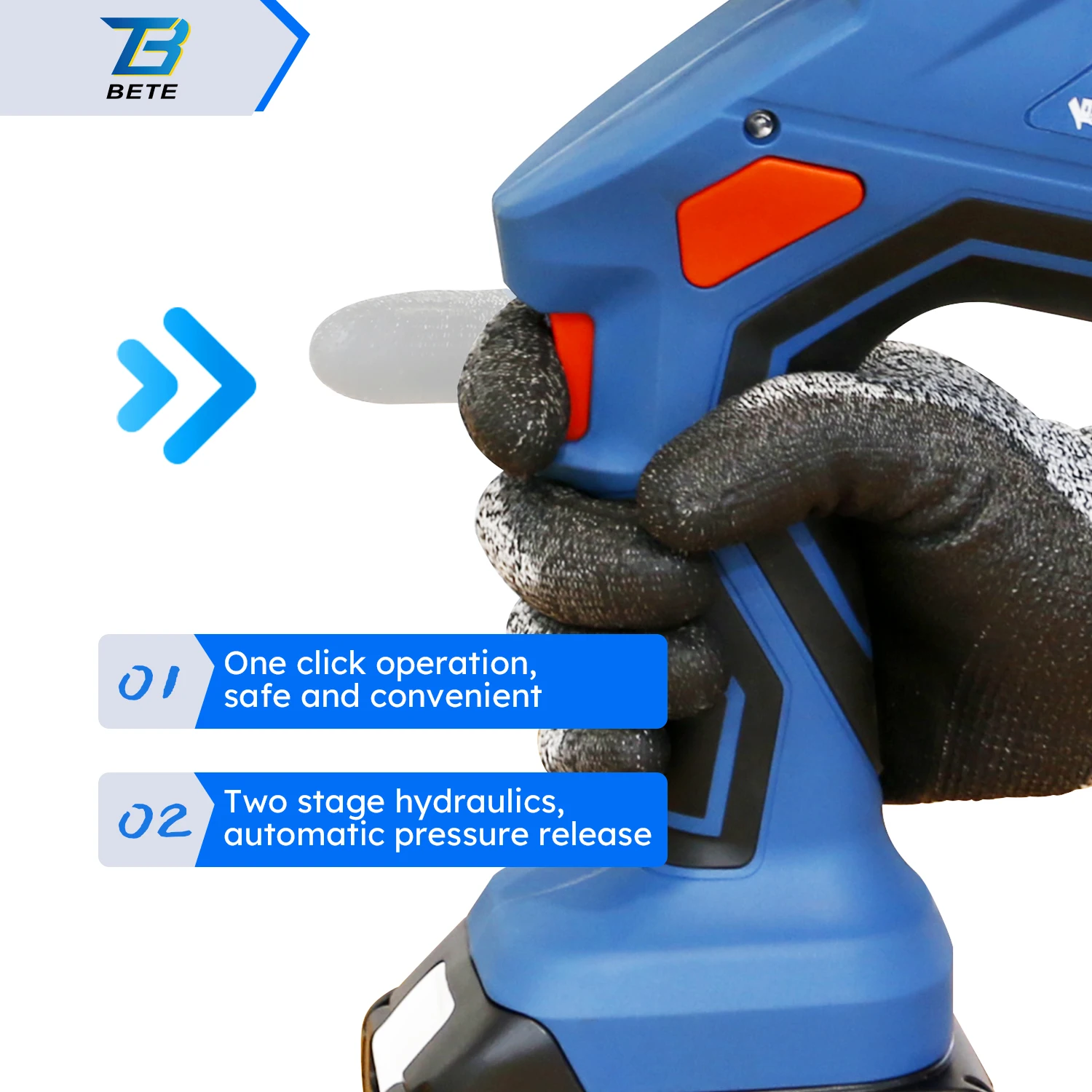 ECT-85 LCD 6T 85mm Armoured Copper Aluminum Hydraulic Cutter Cordless Battery Cable Cutting Tool