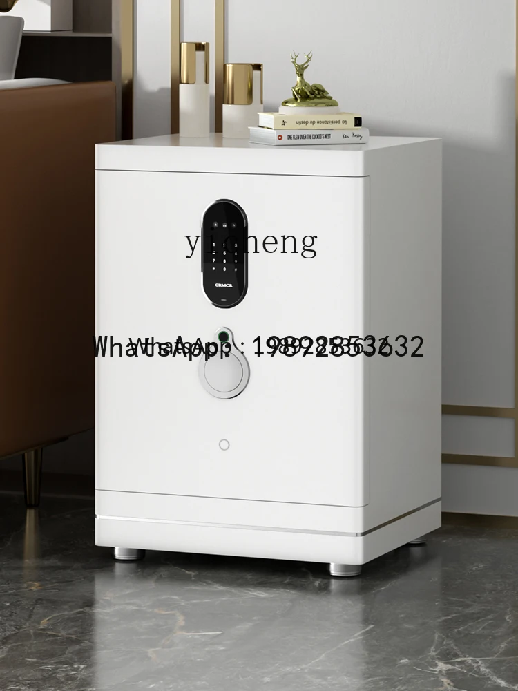 LYY Safe Home Office Grande WiFi Inteligente Huella digital Contraseña Caja fuerte Archivador confidencial totalmente de acero