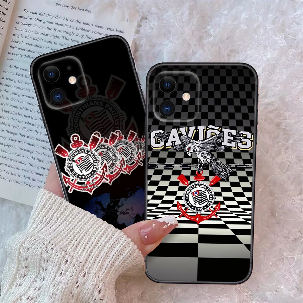 C-Corinthians logo Soft Silicone Phone Case for iPhone 16 15 14 Plus 13 12 11 Pro Max