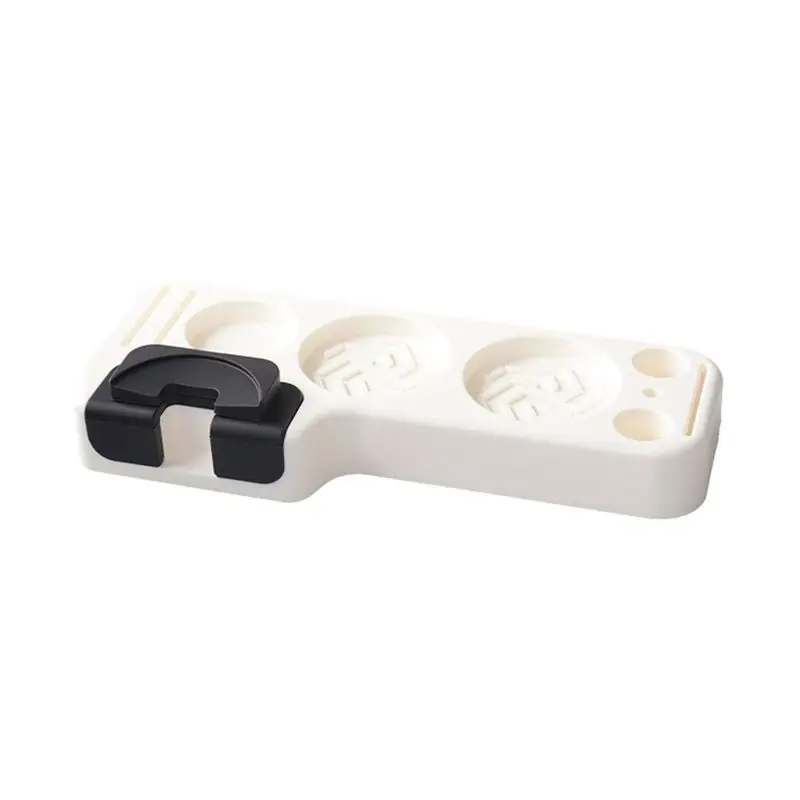 Espresso Tamping Station Universal Espresso Tamping Holder Coffee Portafilters Stand Base For 51/53/54/58 Mm White-Y48A