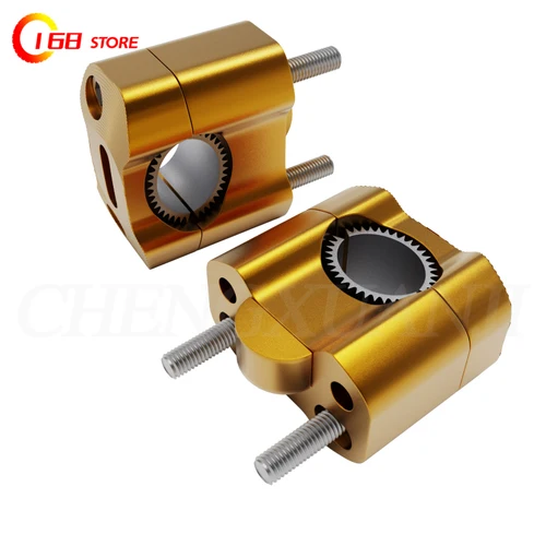 Imagen 2 del producto Abrazadera de manillar de palanquilla CNC, elevadores de barra gruesa, adaptador de abrazadera de montaje de 22 28mm para Pit Dirt Bike, motocicleta de carreras, Enduro Supermoto MXATV