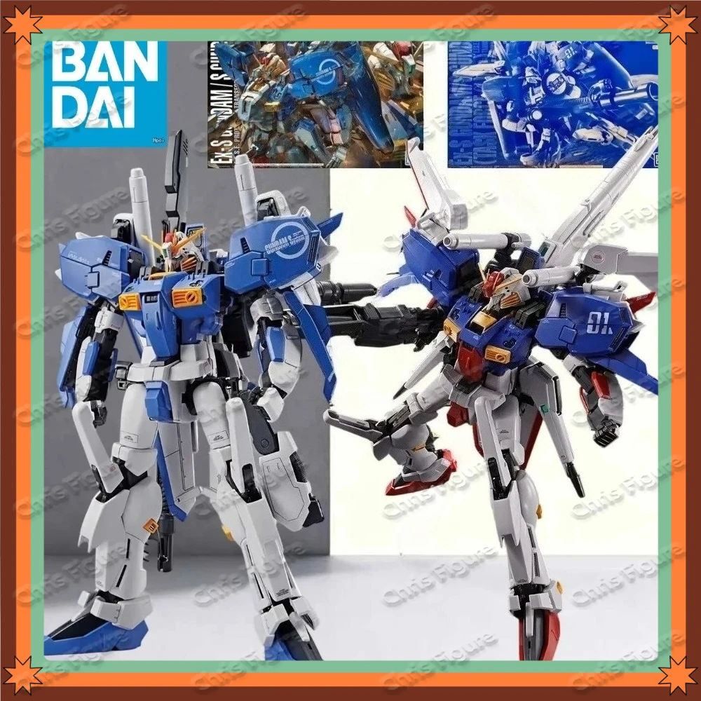 In Stock Bandai Spirits MG 1/100 MSA-0011 Ex-S Gundam & S Gundam Task Force Α Ver Gundam Sentinel Assembled Collection Gift
