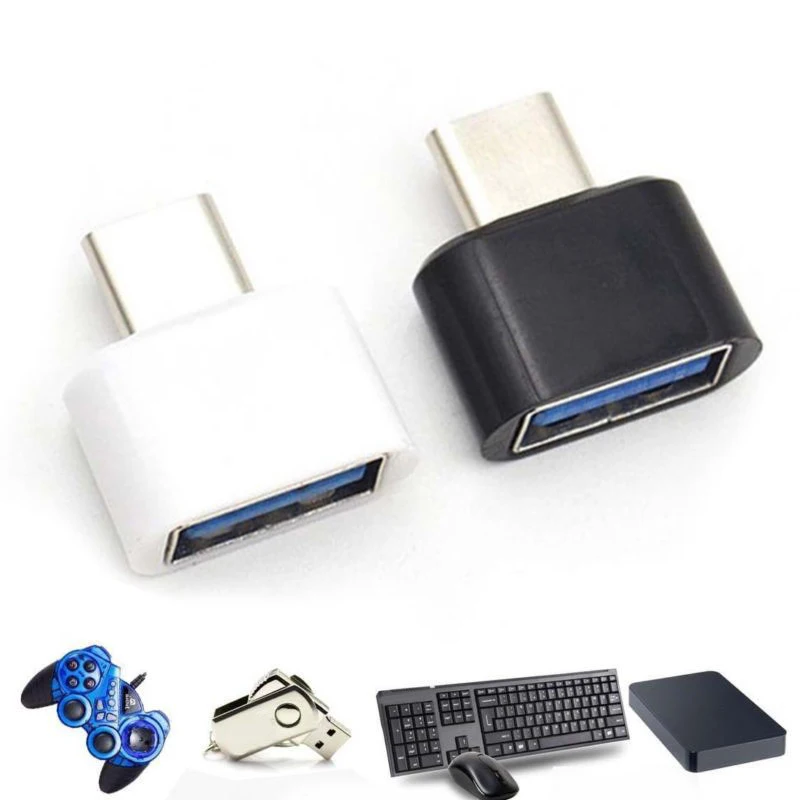 Adaptor konverter USB 31 pria ke USB betina, konverter adaptor OTG Tipe C untuk Xperia XZ OnePlus 3T ZTE Zmax Pro dan lainnya