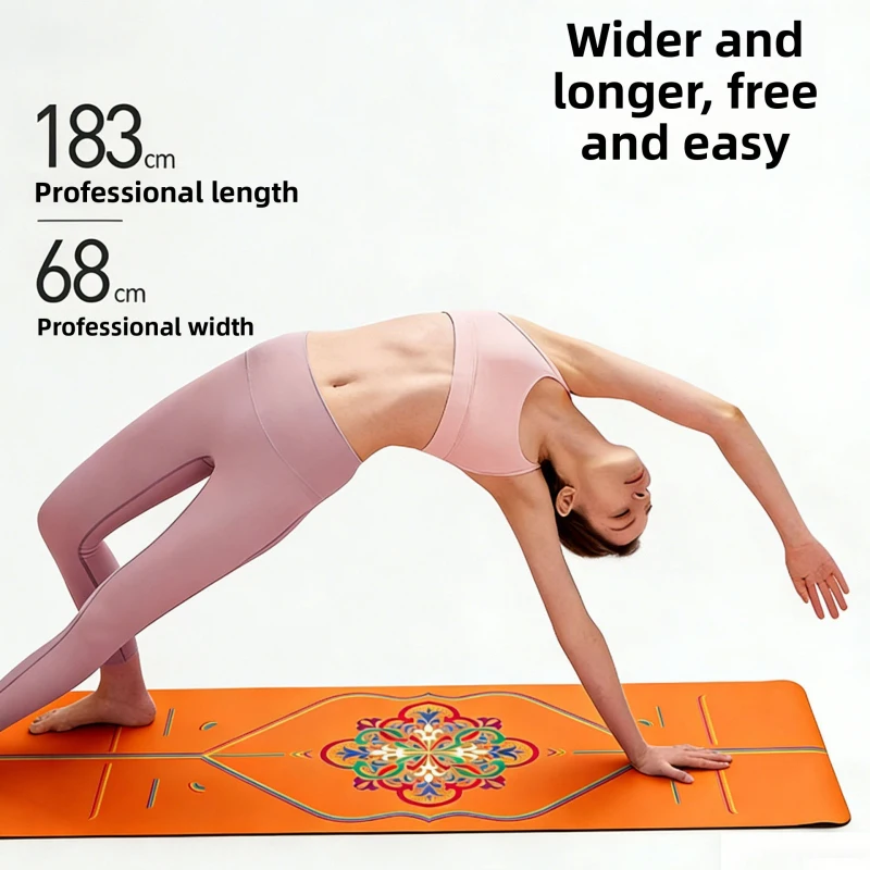 Refer To Gymnastic Protection Ultimate Anti Slip Grip Environmentally Friendly Fitness Exercise Natural Rubber Yoga Mat Training