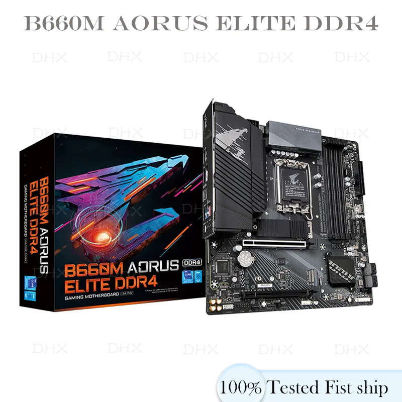 LGA1700 B660 64GB For Gigabyte B660M AORUS ELITE DDR4 Motherboard 100% Tested Fully Work be shipp quickly DH