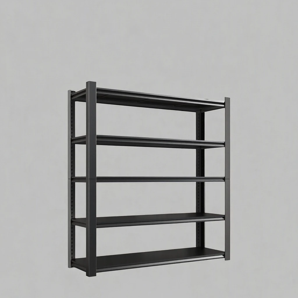 Industrial Metal Shelving, 213x120x60cm Steel Boltless Storage Rack, Medium Duty Warehouse Shelf, Freestanding Utility Rack