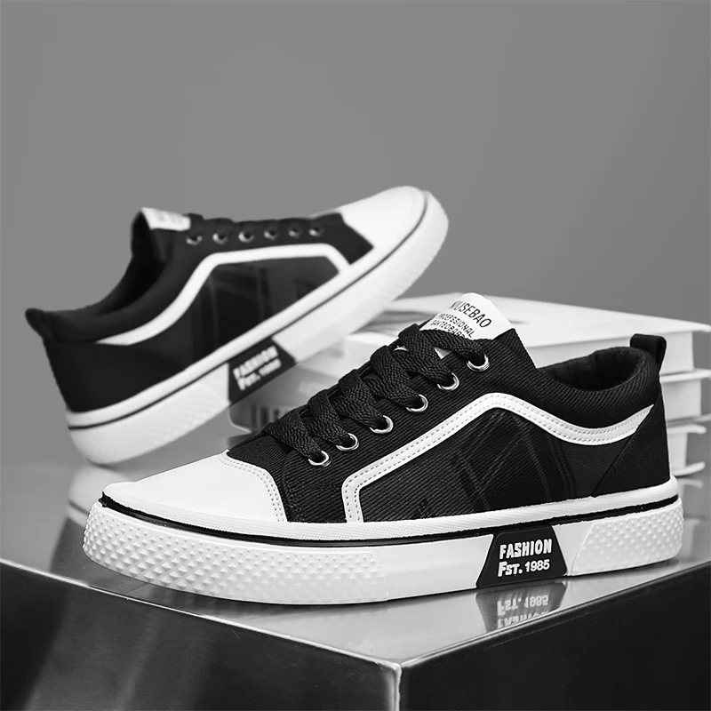 Size 48 Mens Shoes Low-Top Canvas Shoes for Men Fashionable Student Men Casual Shoes Breathable Sneakers Men Zapatos Casuales