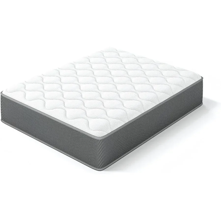 Full Size 10 Inch Hybrid Mattress, Individual Pocket Coil with Memory Foam