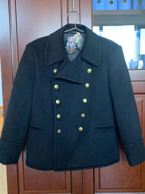 SMTP S613 REPLICA WW II Russian Soviet Navy woolen sailor short coat 12 button Pea Coat Russian winter coat AliExpress