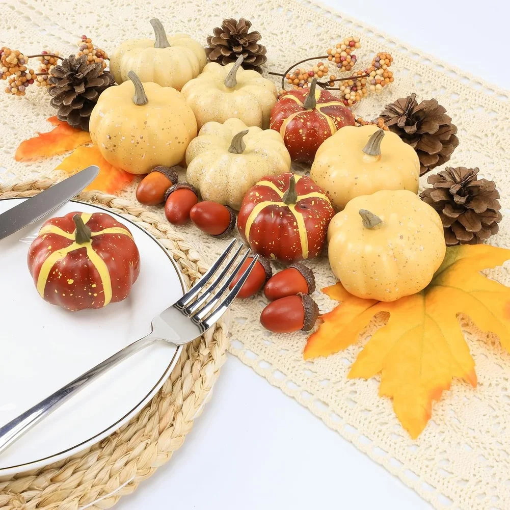 23pcs-orange-foam-fake-pumpkins-set-realistic-artificial-pumpkin-decor-halloween-thanksgiving-autumn-harvest-home-party-decor