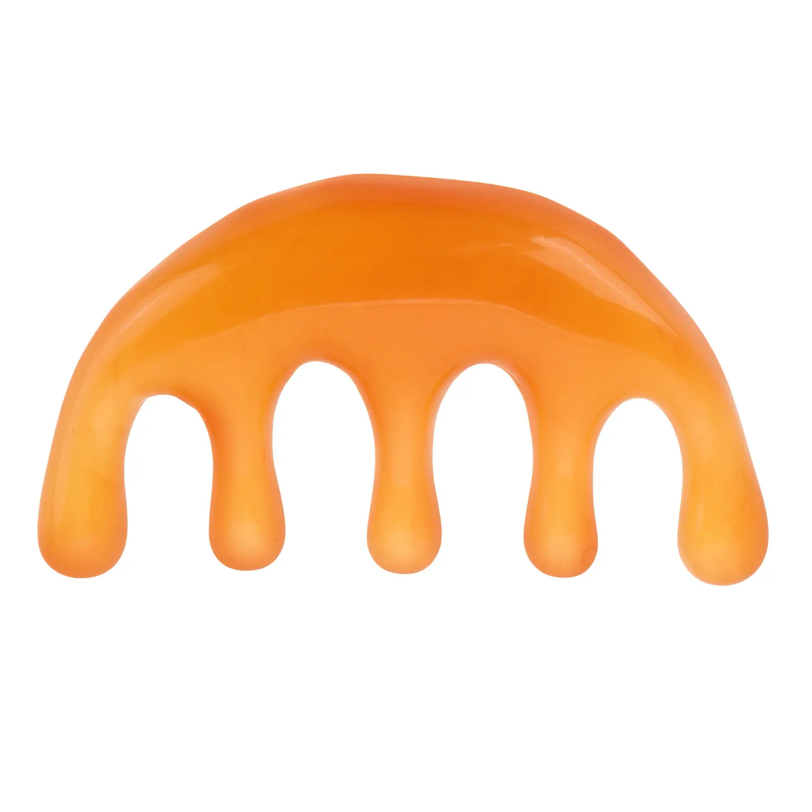 

Массажная расческа Гуаша из пчелиного воска с широкими зубьями для кожи головы, эргономичный портативный инструмент для ухода за волосами