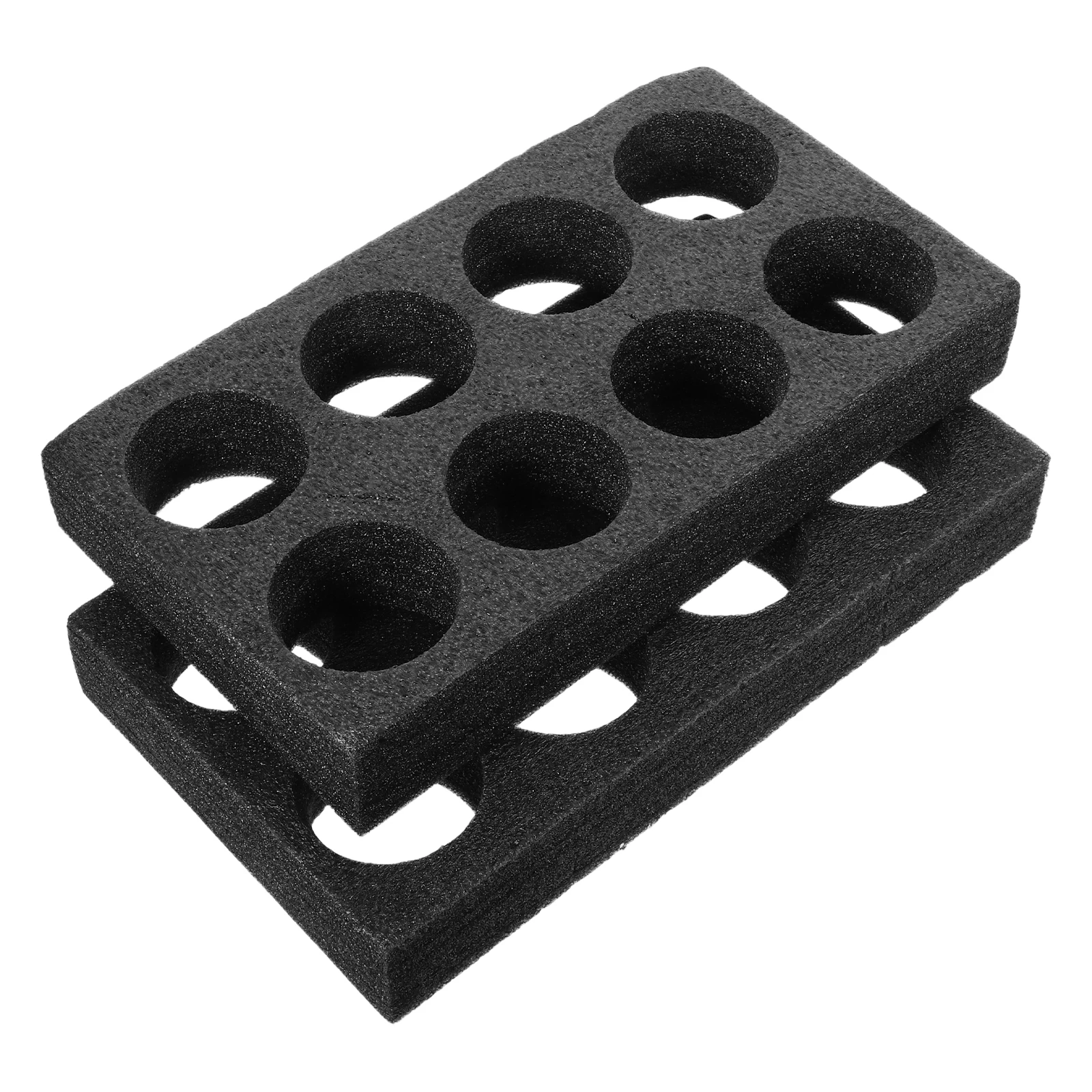 

2pcs Foam Insulated Milk Tea Delivery Box Shock-Absorbing Cup Holder Tray For Takeout Coffee Transport Lightweight Portable