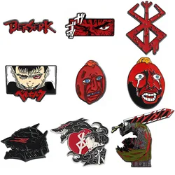 Manga Enamel Pins Brooch For Women Anime Lapel Pin For Backpack Bags Badge Clothes Decoration Gifts Cosplay Accessories
