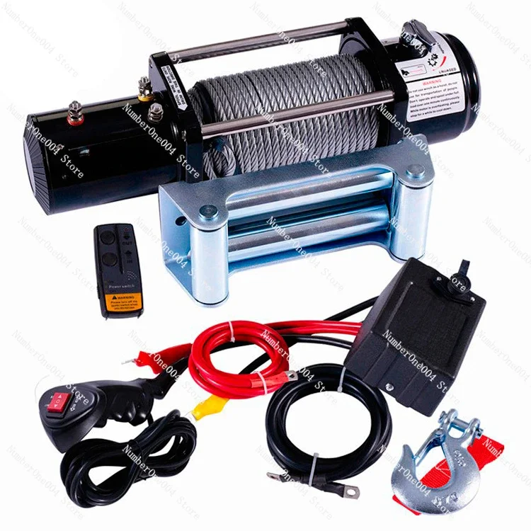 Applicablle to 12v24V Electric Winch for Vehicle Mounted Winch, Trailer Traction Motor Winch, Self Rescue Off-road Vehicle