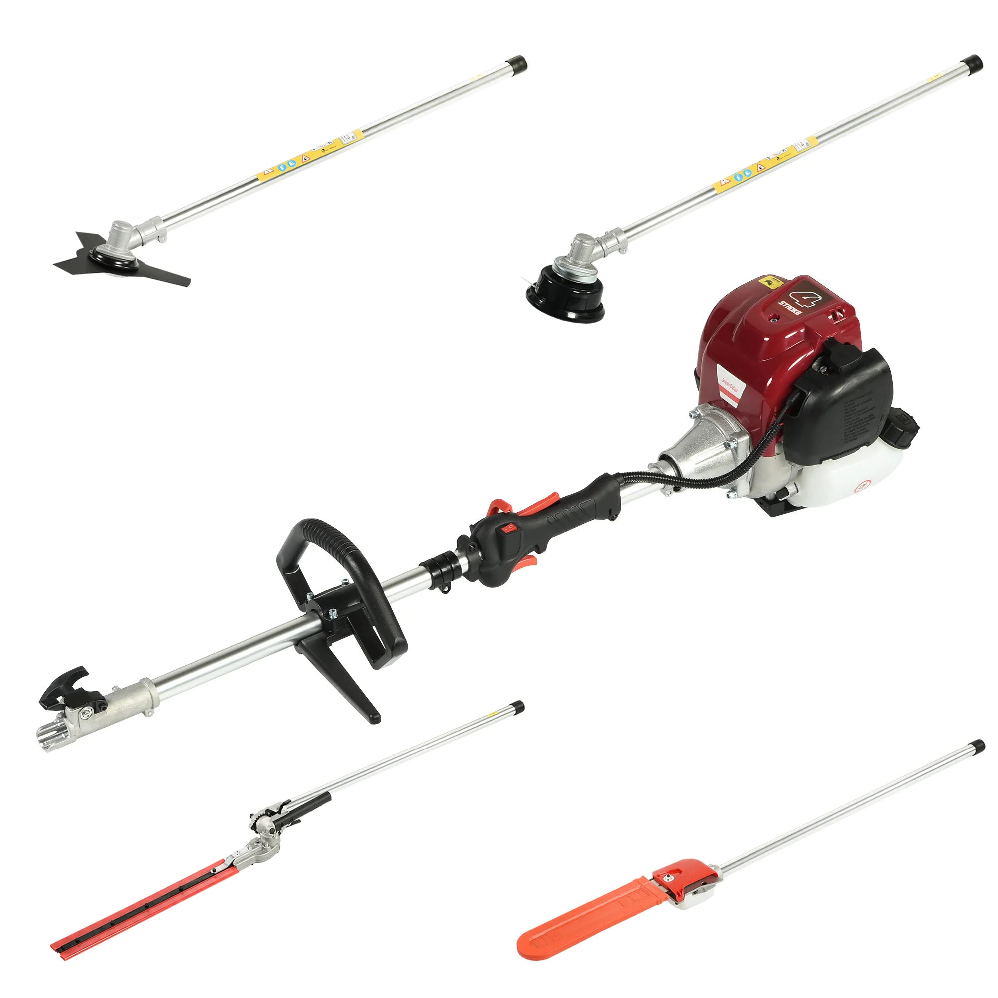 New Model 9T Shaft,26mm Tube Pole Hedge Trimmer Head,Hedger Attachment for Multi Brush Cutter 4 in 1,Replacement Parts