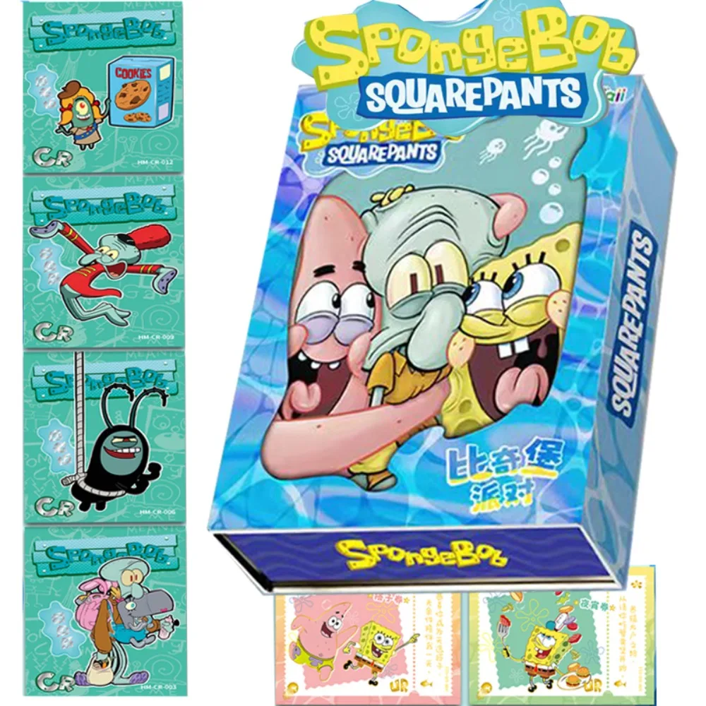 

Original SpongeBob SquarePants Card For Children Patrick Star Squidward Tentacles Limited Cartoon Collection Card Kids Gifts