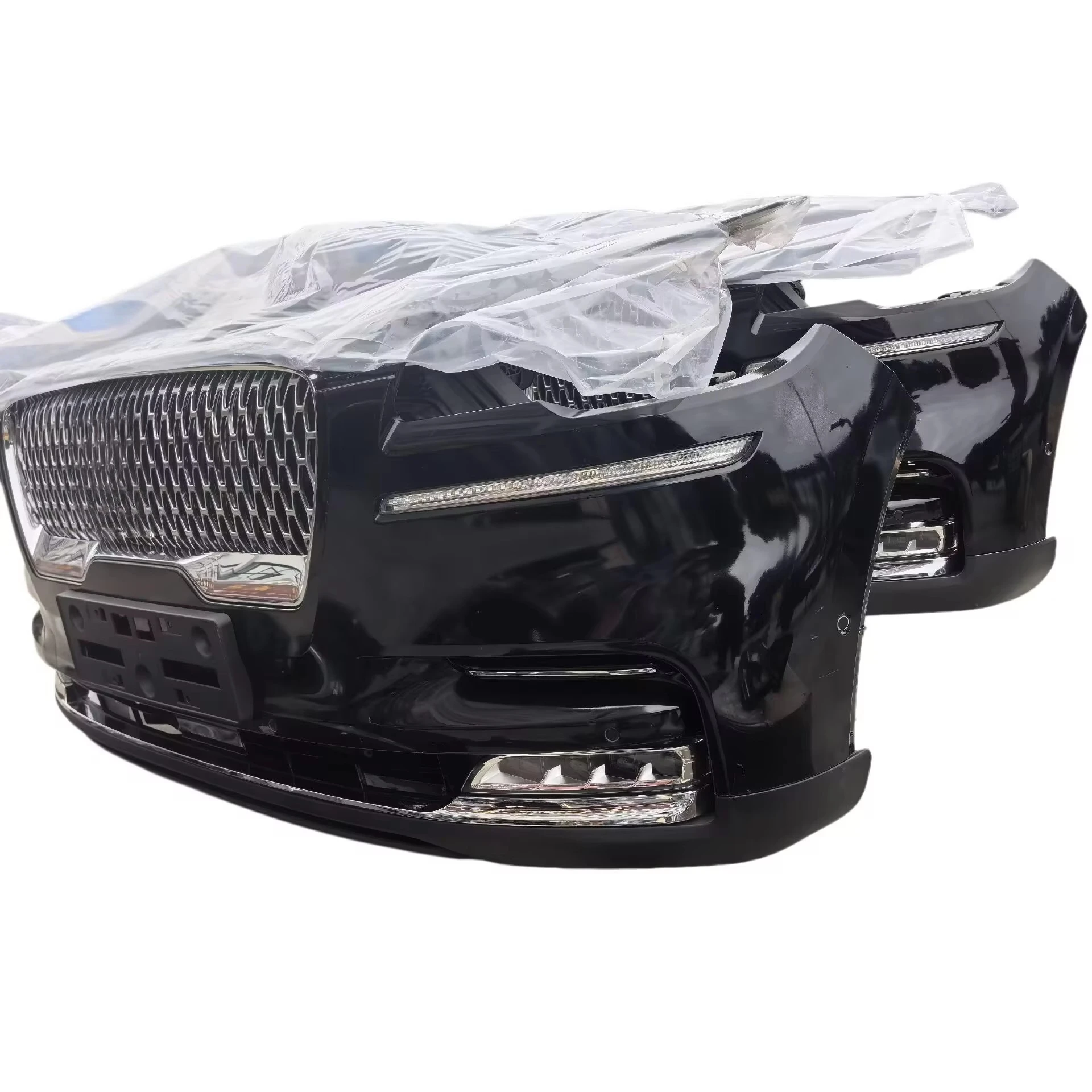 Lincoln Aviator Front Nose-Cut Bumper Panel Grille Radiator Headlight Combination High Quality Screw-On Park Assist Sensor