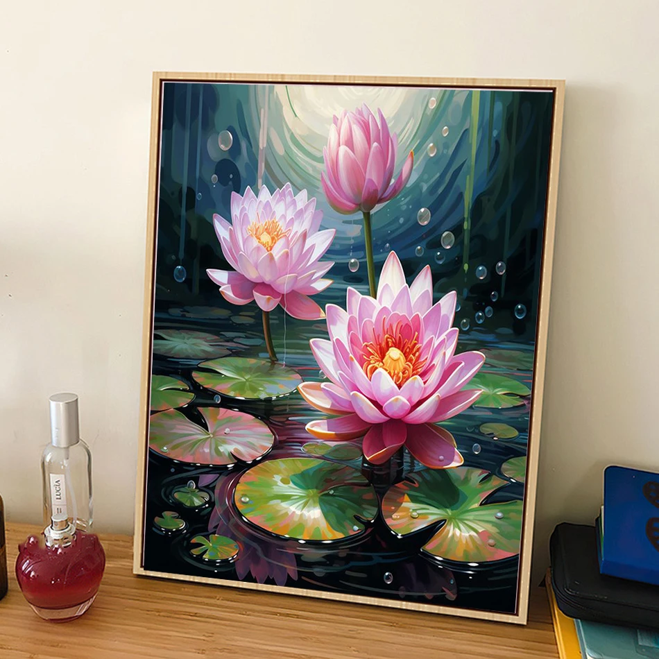 

SDOYUNO Paint By Numbers Coloring By Numbers Painting Flowers Crafts Supplies Adults Handmade Drawing Wall Art Picture Set Kit