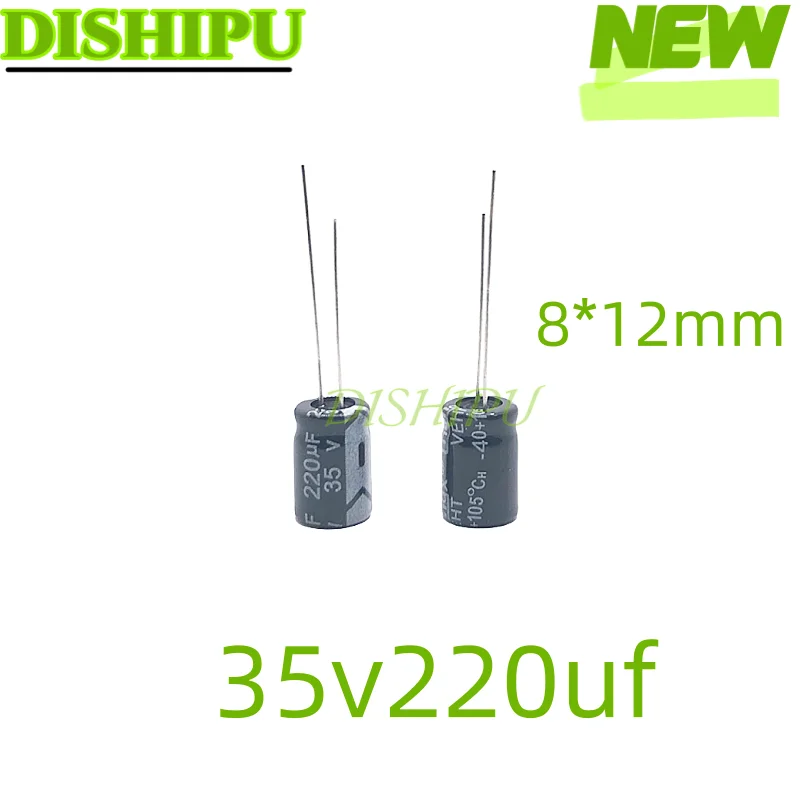 

50pcs 35v220uf electrolytic capacitors 8*12mm