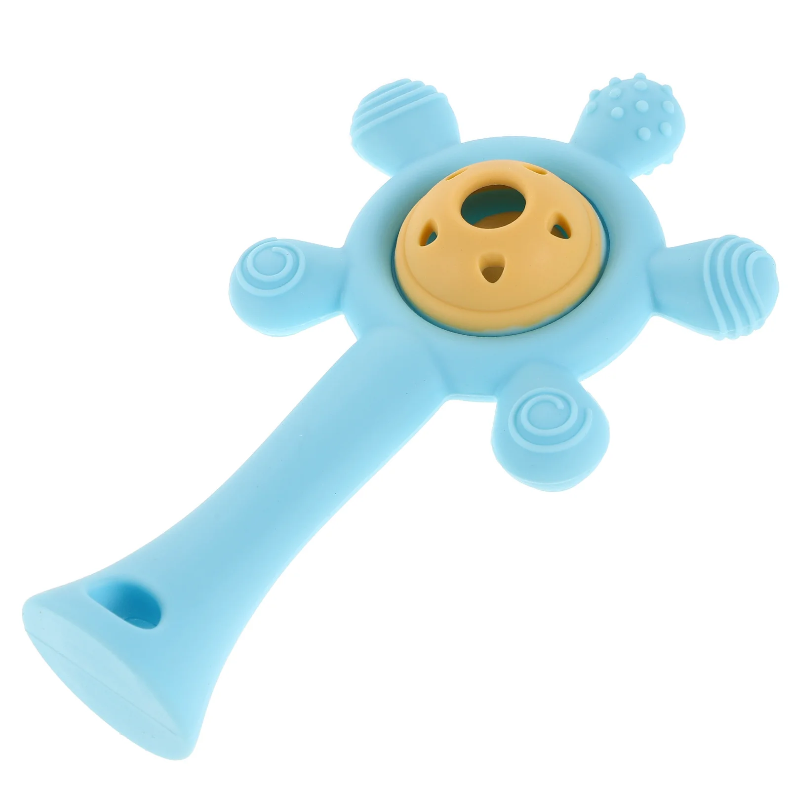 幼児用ガラガラ歯固め シリコン歯固めリング 観覧車デザイン 赤ちゃん用 鎮静咀嚼緩和 手と目の協調