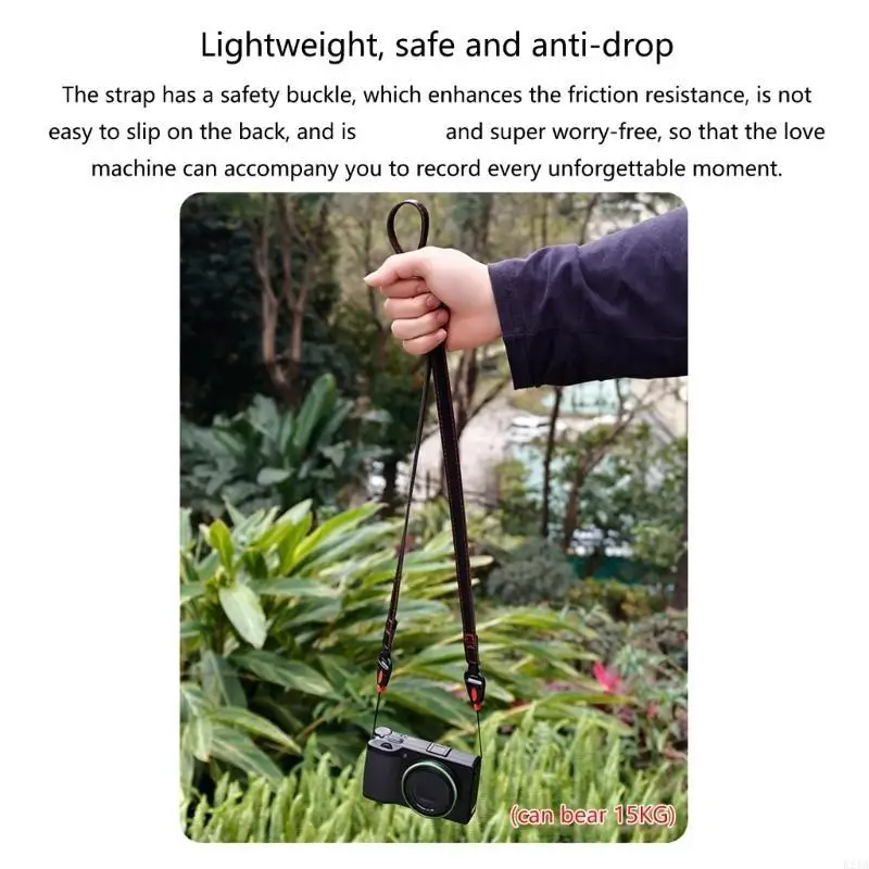 

Breathable Camera Neck Strap Enhances Load Capacity PU Leather ABS Construction for GR2 GR3 GR3X Cameras