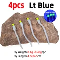 4pcs Lt Blue