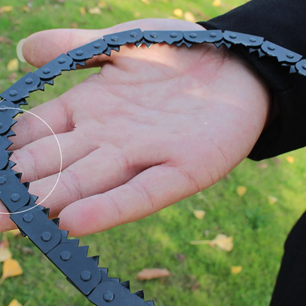 

1Pcs Portable High Tensile Manganese Iron for Outdoor Hiking Camping Garden Logging