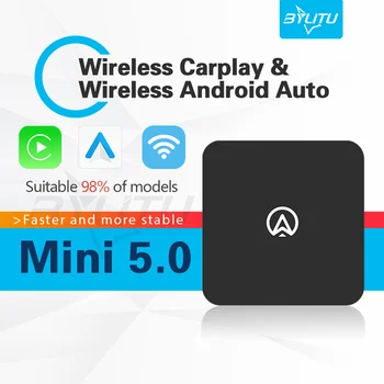 Drahtlose Carplay Mini Box Dongle Drahtlose Android auto Adapter Für Toyota Mazda Honda Hyundai Kia VW Audi Benz Ford Opel Chery