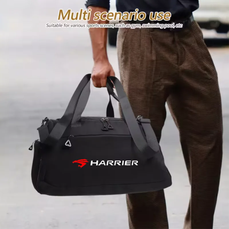 Sports Gym Bag Waterproof with Adjustable Shoulder Strap Portable Travel Duffle Bag for Toyota harrier Car Accessorie