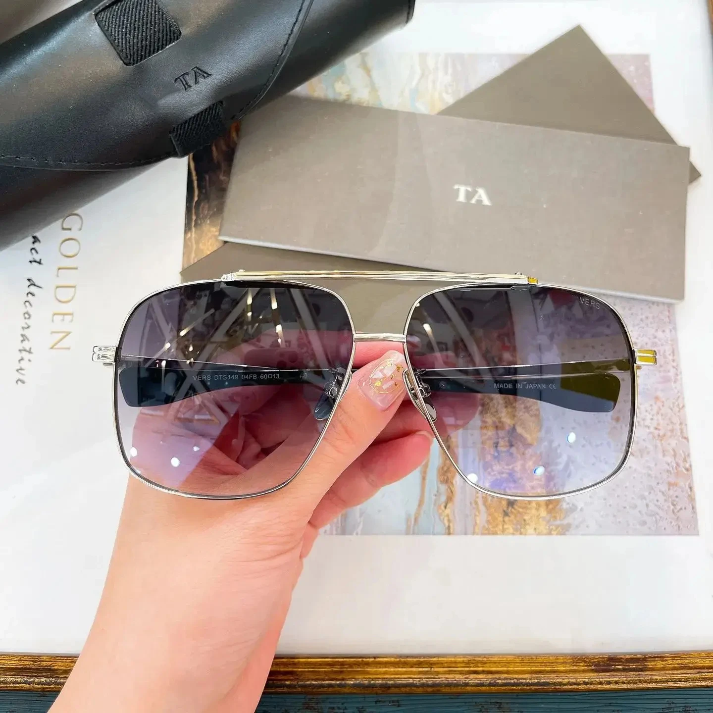 

Original Factory For DIYTA DT DTS149 With Brand Box Top Quality Luxury Designer Stylish Vintage Leisure Men Women Sunglasses