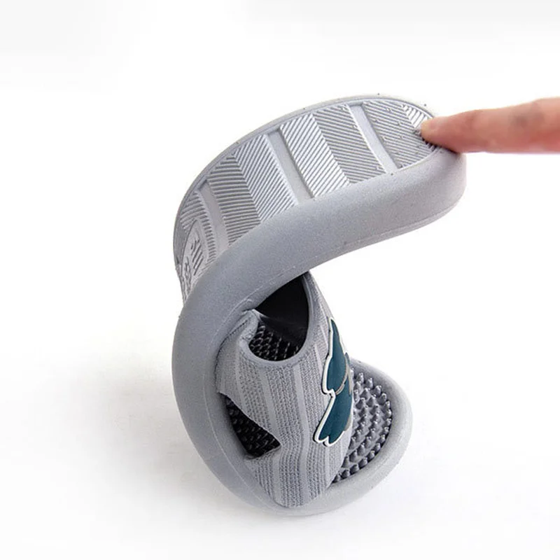 Comfortable Massage Slippers Home Foot Acupoint Pedicure Anti Skid Wear-resistant Bathroom Slippers Indoor Soft Elastic Slippers