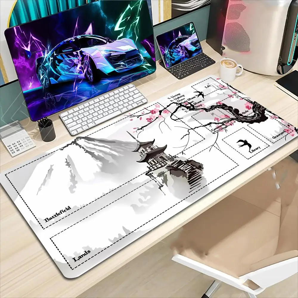

Коврик для мыши, большой коврик для компьютерного офиса, игровые настольные коврики, резиновые противоскользящие коврики для игровой клавиатуры, длинные настольные коврики 592