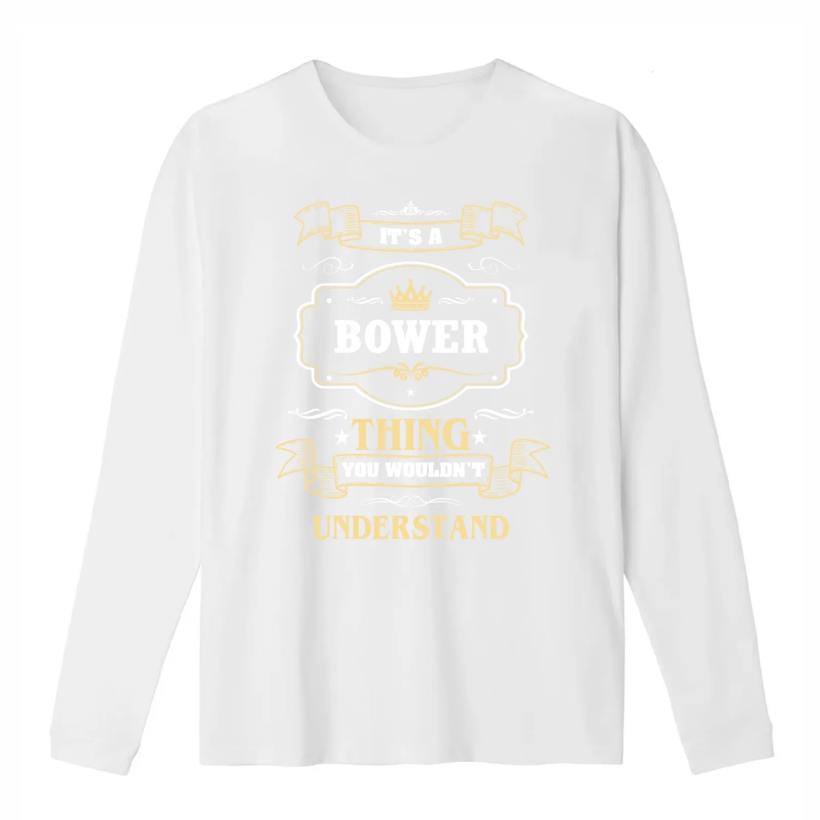 It Is A Bower Thing You Wouldn't Understand Bower Name Shirt T-Shirt Summer Casual Cotton Tee Oversized Streetwear Tops