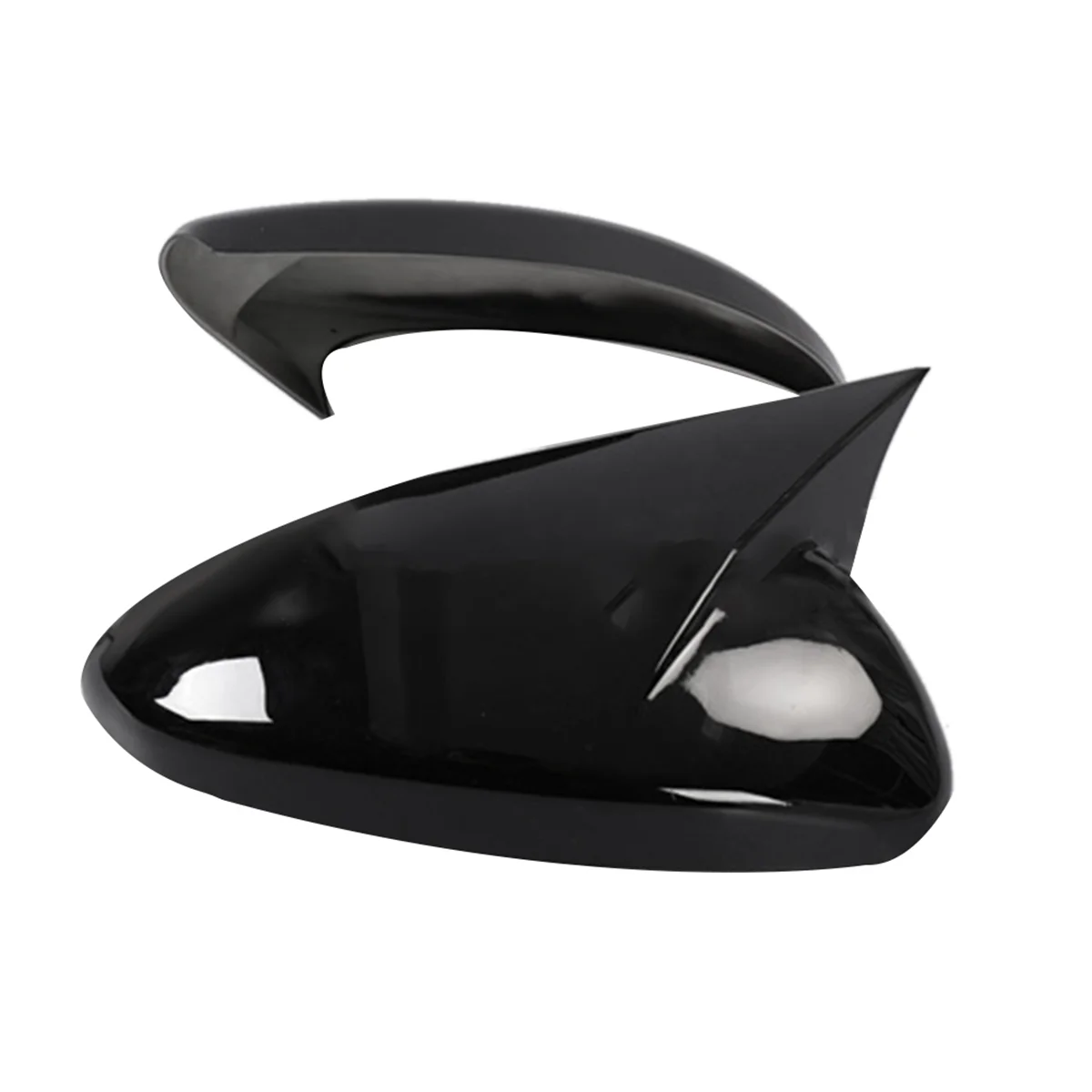 For Chevrolet Cavalier Onix 2019-2021 Glossy Black Car Side Rearview Mirror Cover Trim Accessories