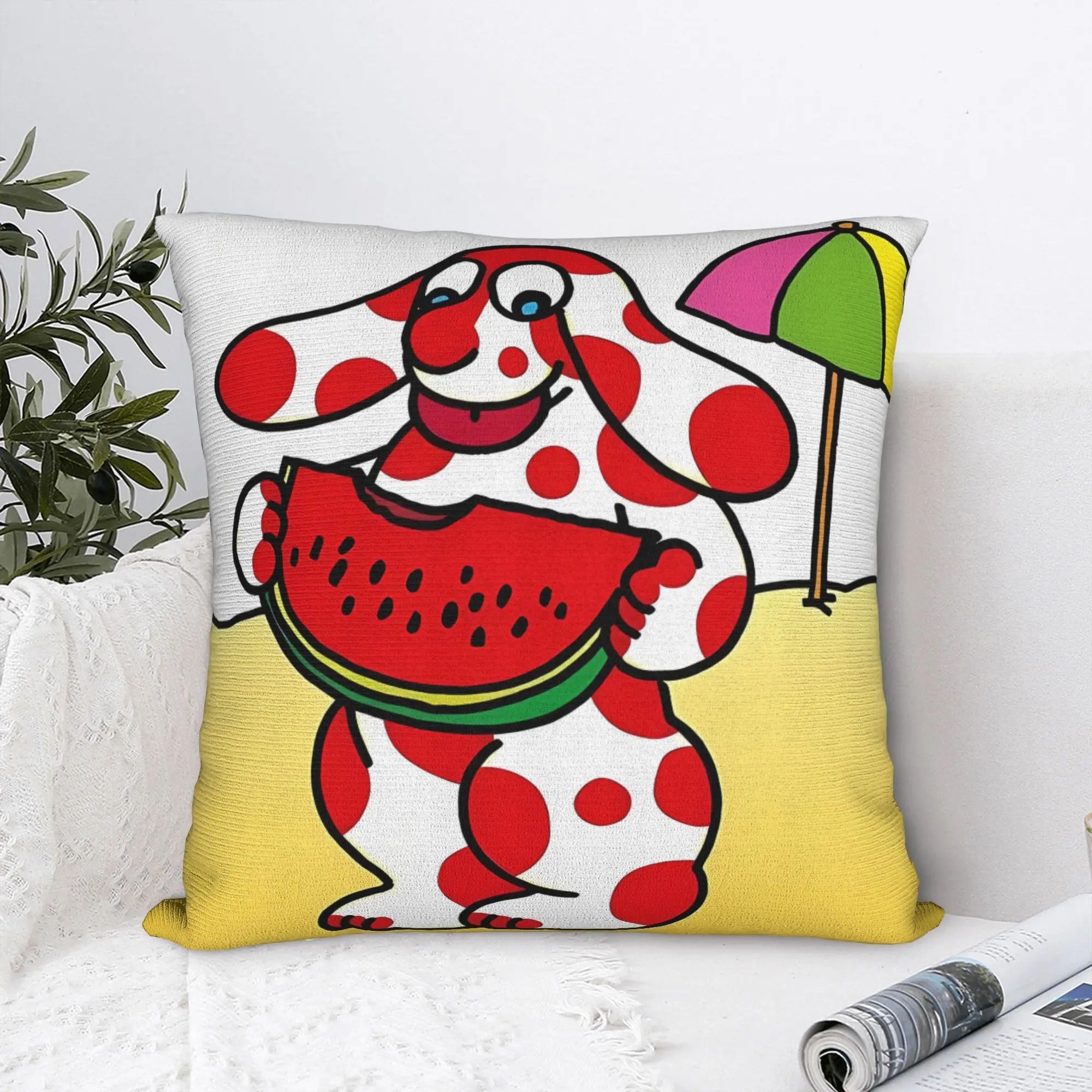 Pillow Cover Cartoon La Pimpa  Vintage Pillow Case For Couch Sofa Bedroom Pillowcases