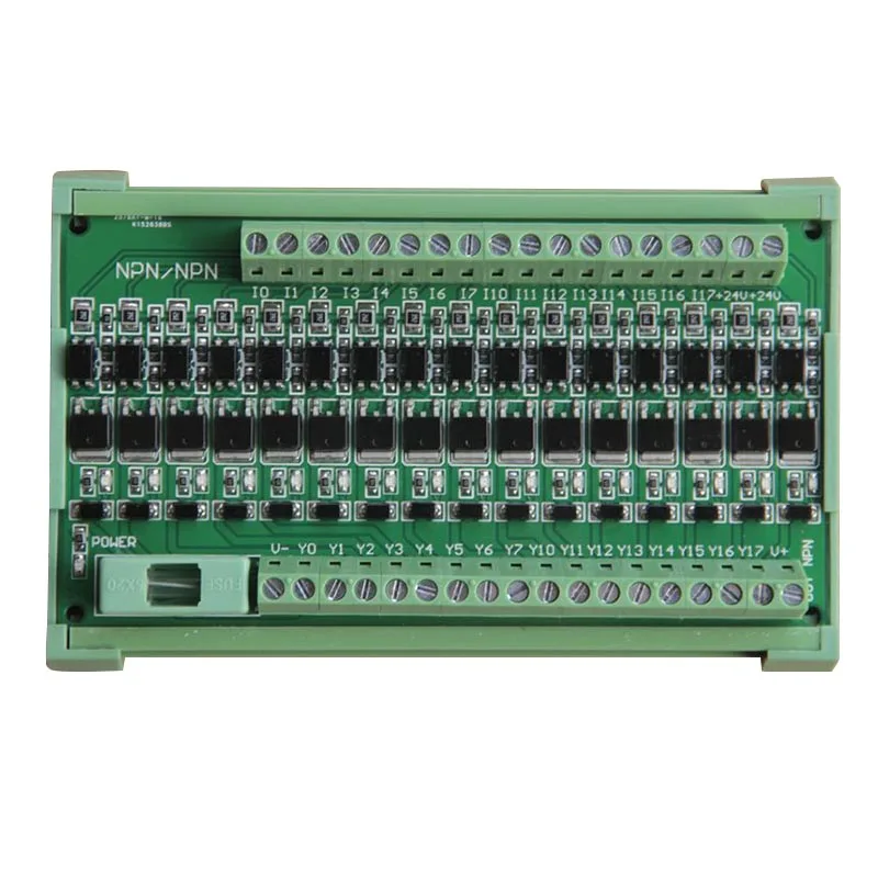 Optocoupler Isolation Solid State Relay PLC DC Amplifier Board NPN to PNP Transistor Output