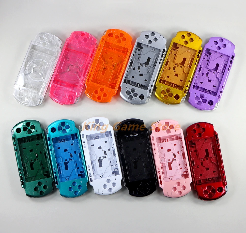 1 مجموعة/وحدة غطاء غلاف كامل مع مجموعة أزرار لوحدة التحكم في الألعاب PSP3000 PSP 3000