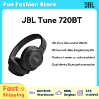 JBL TUNE 720BT Wireless Headphones Over-Ear Bluetooth Headset JBL Pure Bass Sound