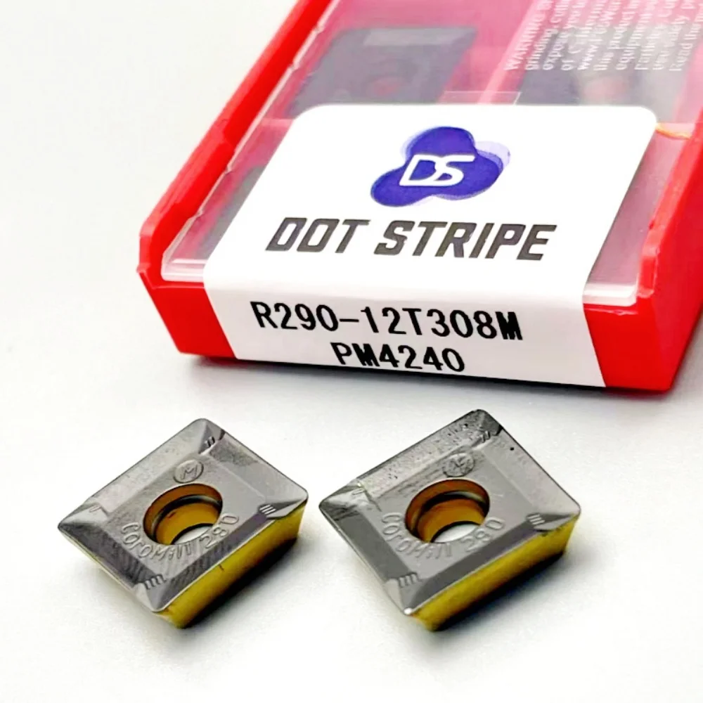 

R290 12T308 PM4240 Твердосплавная фрезерная вставка для закаленной стали сопротивления индексируемые режущие инструменты с ЧПУ R 290 12T 308 PM 4240