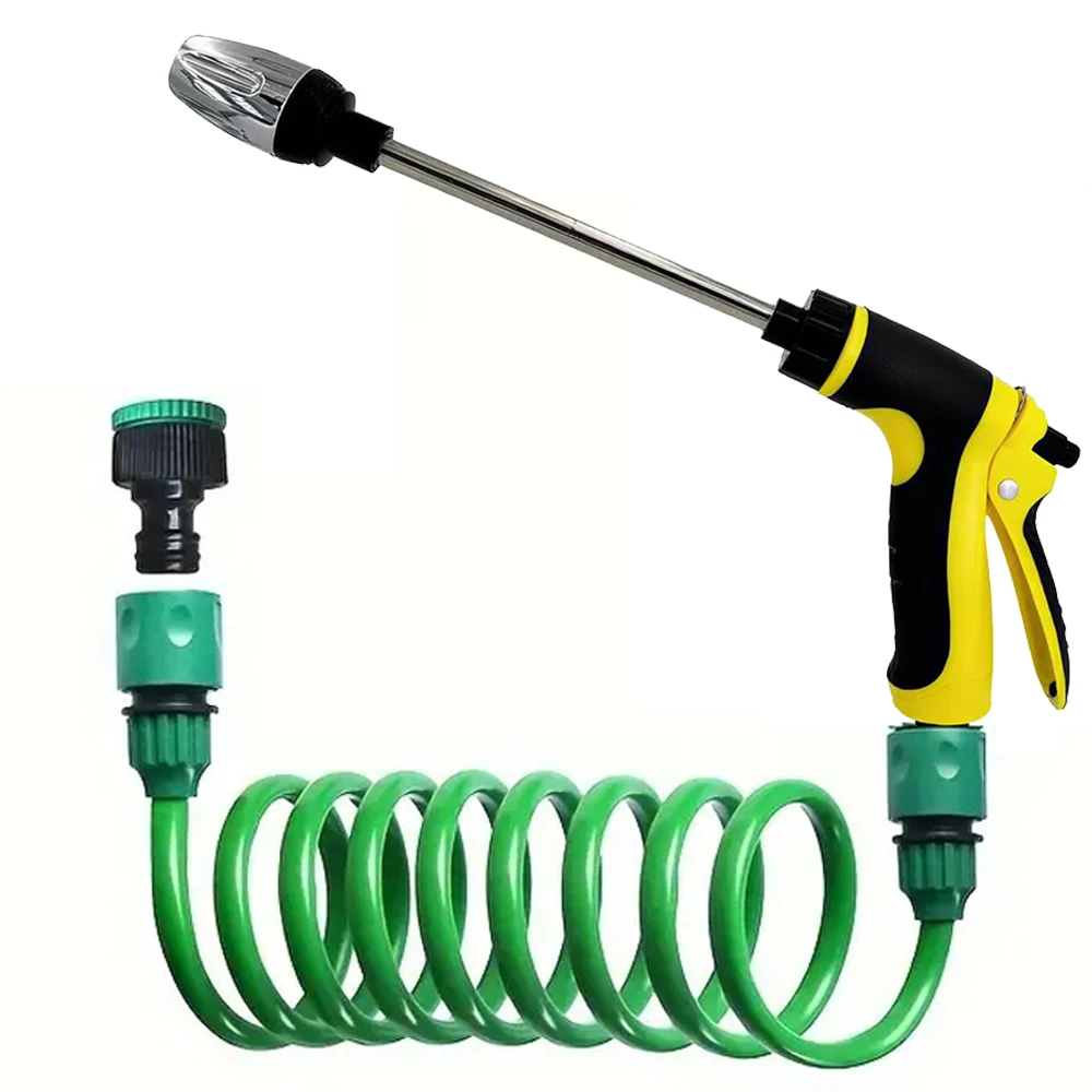 1PC Garten Bewässerung Rohr Mit Hochdruck Lange Stange Wasser Pistole Auto Reinigung Frühling Rohr Kunststoff Schlauch Reinigung bewässerung Werkzeuge